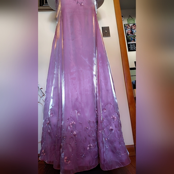 🌸 Nadine Pink Embroidered Dress – Junior Size 22 | Excellent Condition - Picture 5 of 16